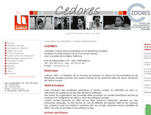 Tablet Screenshot of cedores.be